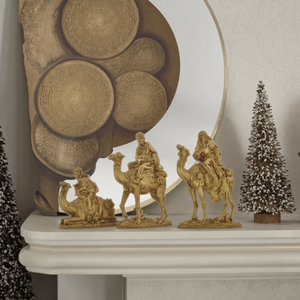 Fait à la main 3D Intérieur Maison Décor De Noël Nativité Trois Rois Catholique Figurines Religieuses Art Cadeau Article Peinture Résine Artisanat - Product Image 5