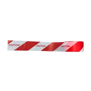Cinta de Advertencia de Doble Color de PE de 75 mm x 300 m, No Adhesiva, de Alta Visibilidad, Cinta de Barrera de Seguridad, Cumple con OSHA - Product Image 4