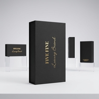 Boîtes rigides en carton de luxe, ensemble de 5 pièces, fermeture magnétique, emballages cosmétiques pour flacons de peptides, tailles 2 ml x 3 ml x 5 ml x 10 ml
