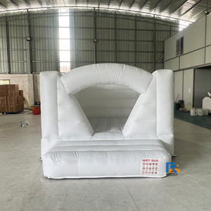 Castillo Inflable de <span class=keywords><strong>Minecraft</strong></span>, Castillo Inflable Blanco de Bluey para Bodas, Casa de Brinco Interior para Niños - Product Image 1