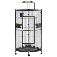Usine en gros grande volière métal perruche Durable fil de fer perroquet canari extérieur grand élevage oiseau Cage pour animaux de compagnie à vendre