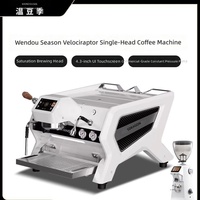 Mesin Espresso Semi-Otomatis Wendougee SDRAGON Velociraptor 2 Group, Model Listrik Komersial Multi-Boiler
