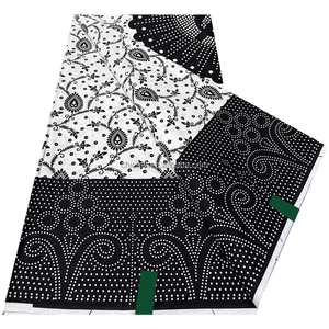 Tissu Africain Imprimé en Coton de Haute Qualité, Style Ankara, <span class=keywords><strong>6</strong></span> <span class=keywords><strong>Yards</strong></span> de <span class=keywords><strong>Pagne</strong></span> Africain en Cire Hollandaise, Fourniture d'Usine - Product Image 3
