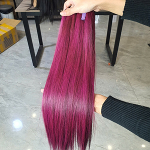 Extensiones de cabello humano virgen Remy vietnamita, superventas de 100%, doble dibujado, trama de encaje HD, hueso recto, estilo ondulado de grado 12A - Product Image 2