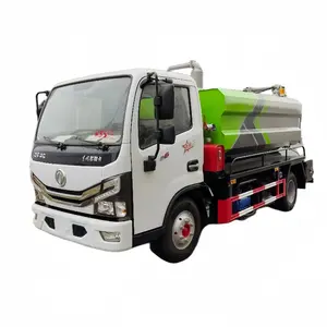 Meilleure vente Dongfeng 6000L Camion aspirateur à jet d'égout combiné Nettoyeur d'égout Prix Camions d'excavation hydraulique à haute pression - Product Image 1
