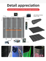 Écran LED Créatif P1.25 P2.6 P3.91 P4.81, Écran de Sol Flexible, Pliable, Enroulable, Affichage LED GOB