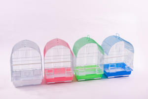 Cages à oiseaux métalliques robustes pour l'élevage domestique, pratiques à transporter, vente en gros - Product Image 6