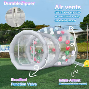 Tende a Cupola Gonfiabili Trasparenti in PVC per Bambini, Castello Gonfiabile a Bolle per Feste all'Aperto - Product Image 2