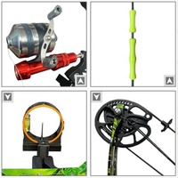 Composite arc tir poisson Camouflage pratique chasse 45lbs adulte tir à l'arc métal pêche à l'arc composé arc et flèche ensemble