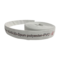Tuyau en PVC de 3 pouces, tuyau en toile de 76 mm, tuyau d'incendie en PVC de 8 bars