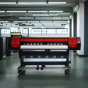 เครื่องพิมพ์แบนเนอร์แบบม้วนเป็นม้วน YQ-1801T หัว XP600และแผ่นซันยองหมึก Eco-Solvent สำหรับสติกเกอร์ไวนิลสภาพการใช้งาน - Product Image 2