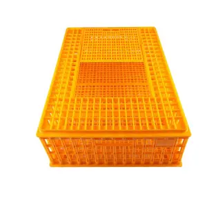 High Quality Plastic Transport Poultry Stack Removable Lid Cage Basket Crate for Chick Duck Transportation