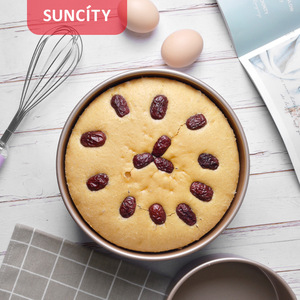 Suncity 6 Inch Round Cake <b>Mold</b> Non Stick Baking Pan For Home Use - Product Image 1