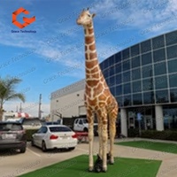 Mascotte géante réaliste réaliste authentique animal gonflable girafe modèle zoo parc gonflable girafe animal mascotte