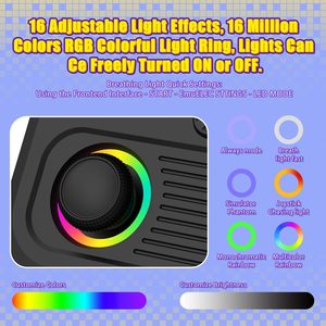 Consola de Juegos <span class=keywords><strong>Retro</strong></span> Portátil R36T con Luz RGB, Sistema Linux de Código Abierto, Emulador EE, Arcade Familiar, Consola para Dos Jugadores - Product Image 2