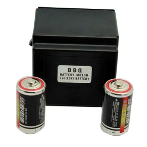 Eje de <span class=keywords><strong>asador</strong></span> de motor de parrilla alimentado por batería de <span class=keywords><strong>cilindro</strong></span> de acero inoxidable de 3V con salida de alta velocidad para barbacoa de Camping - Product Image 3