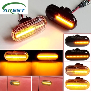 Para Dacia Duster Dokker Lodgy <span class=keywords><strong>Renault</strong></span> <span class=keywords><strong>Megane</strong></span> 1 Clio1 2 KANGOO ESPACE Smart Fortwo 453 luces de señal de giro de marcador lateral dinámico Led - Product Image 6