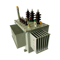 Transformador de Potencia Eléctrico Sumergido en Aceite de Aleación de una Sola Pieza, 300kva 500kva, con Disipación de Calor Estereoscópica de Baja Pérdida, Precio de Fábrica