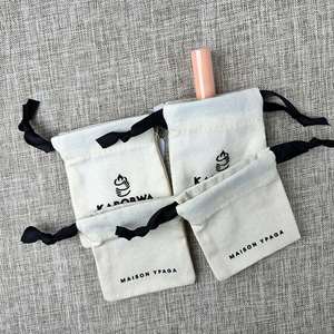 Recyclable Organic Cotton Canvas Customizable <b>Drawstring</b> <b>Pouch</b> Bag - Product Image 6
