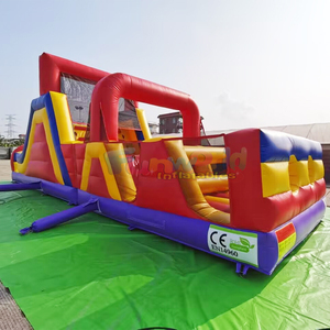 Château gonflable et toboggan personnalisés, zone de danger, parcours d'obstacles gonflable commercial - Product Image 5