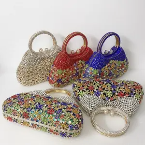 Amiqi MRY08 – sac de soirée en cristal pour femmes, Design de luxe, sac à chaîne en diamant en forme d'oeil, sac à main de mariage, pochette