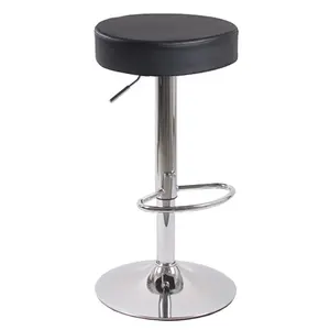 wholesale swivel metal bar stool swivel leather restaurant metal bar stool high bar chair