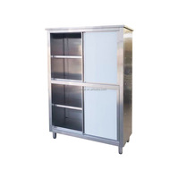 Casier de rangement extérieur à quatre portes en acier inoxydable personnalisé, robuste, résistant à la corrosion, armoire métallique étanche avec pieds