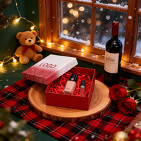 Boîte cadeau personnalisée avec poignées torsadées, en carton, ruban, impression numérique pour solutions d'emballage de marques de luxe