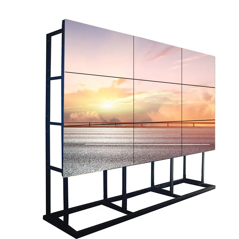 Nhà sản xuất 3x3 trong nhà thông minh không khung TV cho triển lãm bức tường video LCD màn hình hiển thị quảng cáo tiếp thị tấm Tường