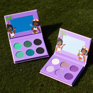 Haga su propia marca Paleta de sombras de ojos Bajo MOQ Alto pigmento Etiqueta privada Fabricante de maquillaje - Product Image 2