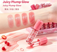Sheglen Gloss à lèvres transparent pailleté repulpant, Maquillage cosmétique végétalien, Marque privée, Personnalisable, Vente en gros