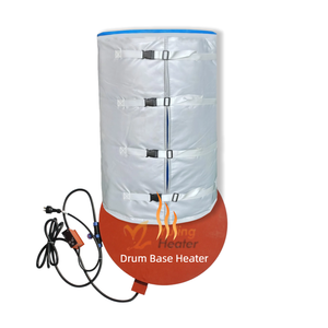 <span class=keywords><strong>Plaque</strong></span> chauffante électrique <span class=keywords><strong>ronde</strong></span> en caoutchouc silicone, base de tambour, coussinet anti-corrosion, isolation professionnelle pour fût de liquide thermique - Product Image 5