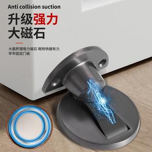 304 Stainless Steel Floor Door <b>Stopper</b> Strong Magnetic Precision Cast No Drilling Required Silent Door <b>Stopper</b> - Product Image 4