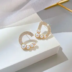 Katalog Inspirasi Desainer Mewah G C Desainer Anting Kalung Bros Merek Terkenal Perhiasan Mewah Anting Mutiara Kancing
