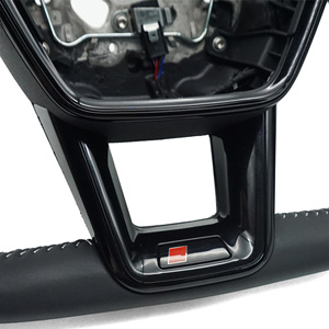 Volante de Cuero Alcantara Personalizado para <span class=keywords><strong>Audi</strong></span> RS <span class=keywords><strong>A3</strong></span> A4 A5 A6 B7 8V B9 S3 S4 S5 RS3 RS4 RS5 RS6 C7 C8 Q5 Q7 - Product Image 5