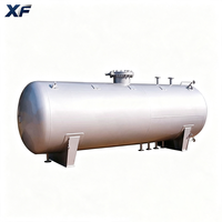 Réservoir de stockage cryogénique horizontal XF pour hélium liquide, cuve sous pression, isolation multicouche super vide, 10 m, 1 MPa