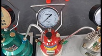 Analyseur d'humidité du béton de type B 1L - Testeur d'humidité du mortier pour mélange frais, Principe de la loi de Boyle, Conforme aux normes ASTM C231 et EN 12350-7