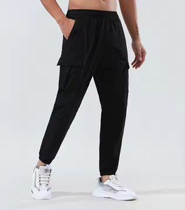 Pantalones de chándal impermeables ligeros para gimnasio Fitness originales de talla grande con logotipo personalizado gratis para hombre con bolsillos Joggers para hombre - Product Image 4