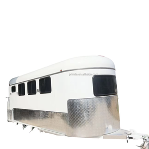Remorque de transport pour 2 chevaux, conformité australienne, modèle Angle Australia Round Head, pour courses et transport, à chargement oblique, standard - Product Image 1
