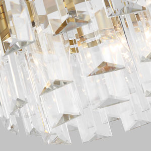 Designer Dining Room <b>Pendant</b> <b>Lighting</b> Iron Round Luxury K9 Crystal <b>Chandelier</b> Modern - Product Image 5