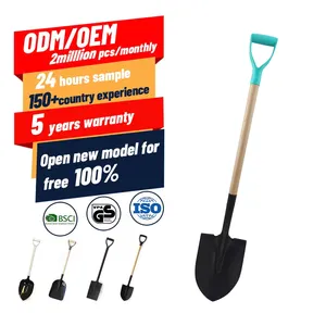 High quality hot sale farm tools garden hand tools shovel spade with wooden handle