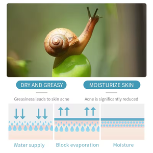 Crème pour le <span class=keywords><strong>visage</strong></span> infusée à la vitamine E, <span class=keywords><strong>meilleure</strong></span> crème réparatrice à l'escargot pour une peau claire, collagène hydratant, anti-rides, réparation anti-âge - Product Image 3