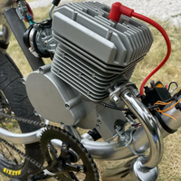 Kit moteur de vélo BT100 100cc/110cc, moteur à essence 2 temps pour vélo motorisé, kit complet moteur 50mm