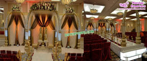 Grand Fiber Ajanta Ellora Portable Wedding Mandap Designer Fiber Mandap para bodas en Atlanta - Product Image 4