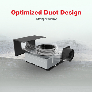 Fournisseur de ventilateurs centrifuges silencieux à haute efficacité - Product Image 6