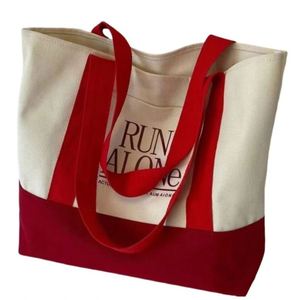 Wholesale Personalized Plain Tote <b>Bag</b> Custom Logo Cotton Canvas <b>Bag</b> Reusable Shopping Cotton Tote <b>Bags</b> - Product Image 5