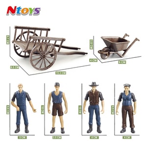 Figuras <span class=keywords><strong>De</strong></span> Animales <span class=keywords><strong>De</strong></span> <span class=keywords><strong>Granja</strong></span> para niños, Juguetes <span class=keywords><strong>De</strong></span> simulación con Tractor, Spielzeug, bauernhaus - Product Image 4