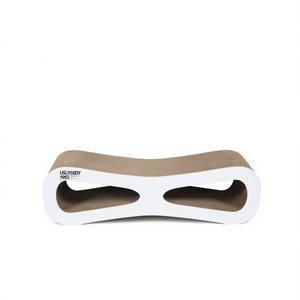 Uc.Isady Griffoir pour chat en carton, couleur bois, design œil de chat, 1 niveau, protection de meubles d'intérieur pour chats, modèle D0100HER5GU - Product Image 1