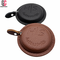 Ruban à mesurer en cuir mini avec logo couleur, idéal pour le bureau – Cadeau promotionnel très demandé, directement de notre usine avec 12 ans d'expérience