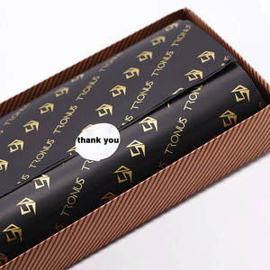 Custom Printing Brand logo silk paper Clothing thin Wrap Tissue Paper Customized Packaging Gift Wrapping Paper